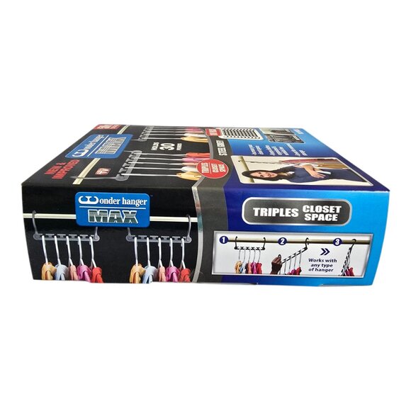 Wonder Hanger MAX Closet Storage Organizer for Clothes Hangers 10 Pack NIB! - Picture 4 of 6